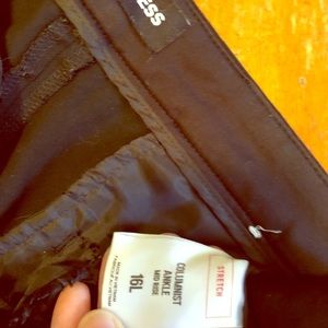 Express black dress pants size 16
